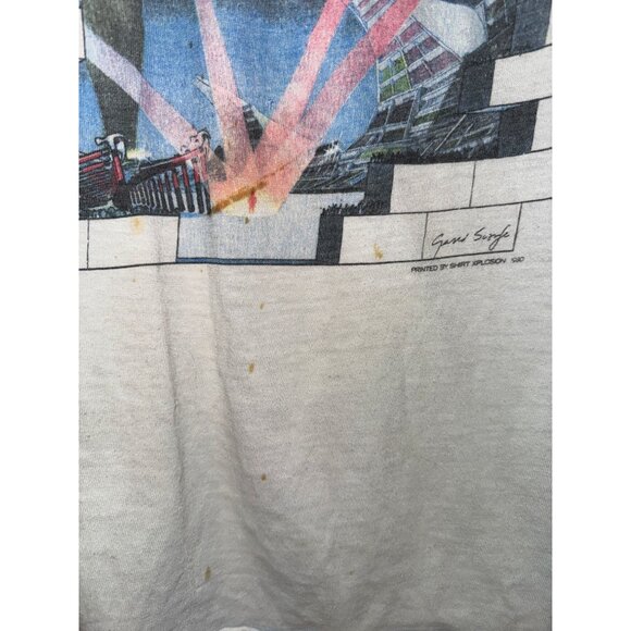 Vintage Pink Floyd Shirt Pink Floyd The Wall Concert Tee 1980s - Picture 4 of 6